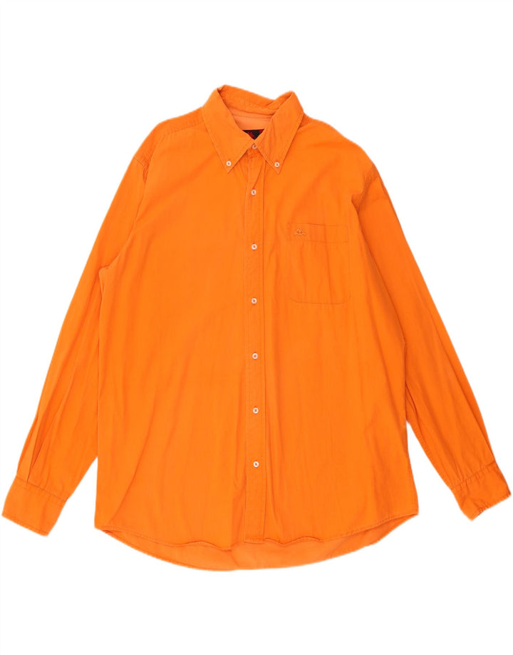 Camicia Kappa Uomo XL Arancione Cotone