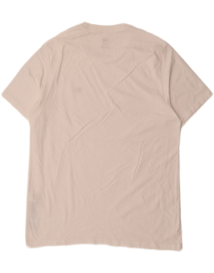 T-shirt standard da uomo Levi's Top grande in cotone bianco