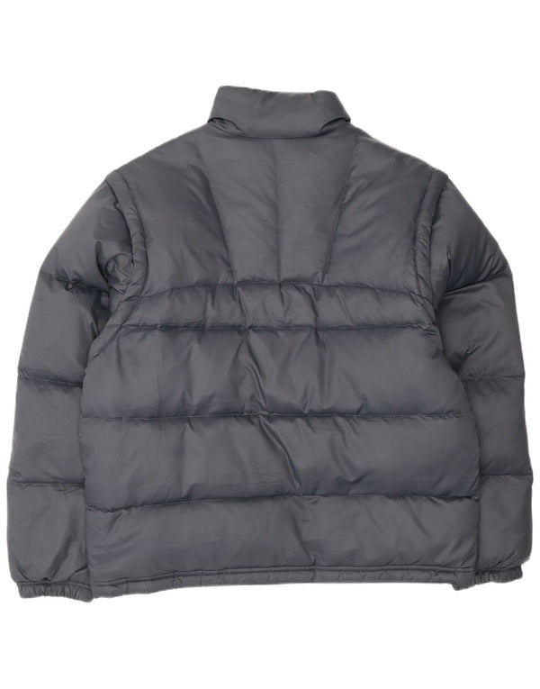 Giacca imbottita da uomo Puma UK 40 Large in nylon blu navy