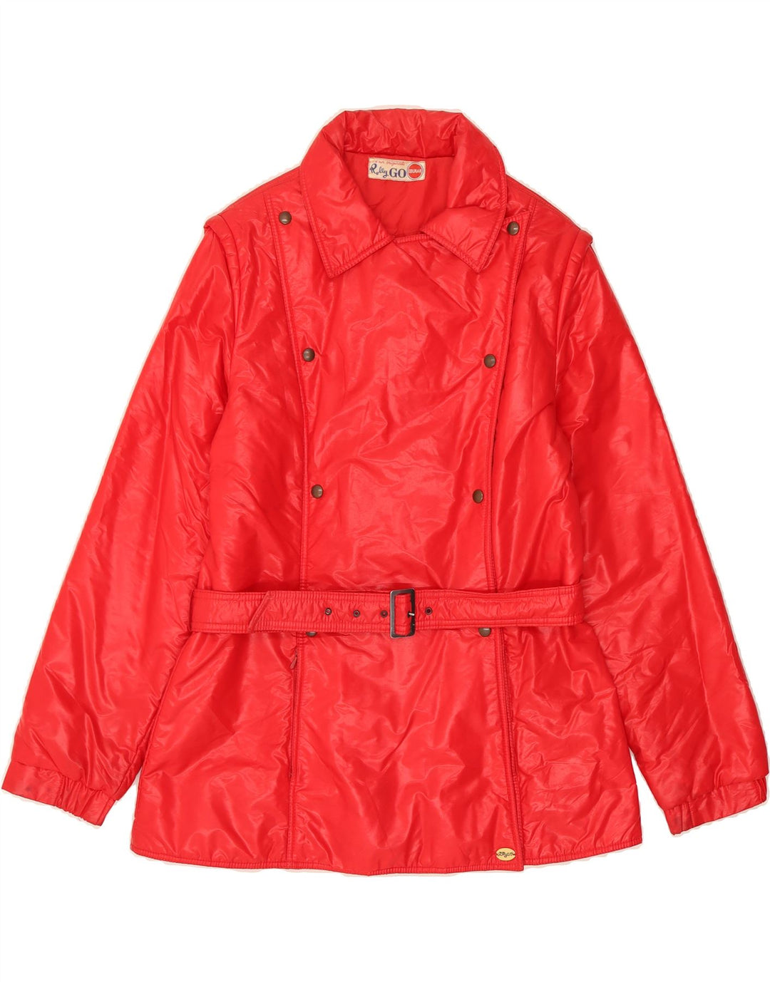 COLMAR Womens Padded Jacket IT 50 2XL Red Vintage Colmar and Second-Hand Colmar from Messina Hembry 