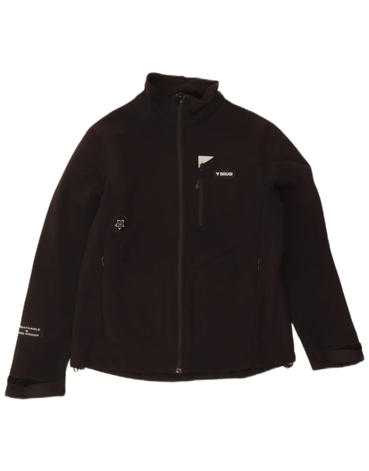 Giacca a vento da donna Brugi UK 10 Small nera in poliammide