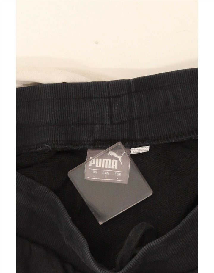 Pantaloni da tuta da uomo Puma Joggers Large Nero Colourblock