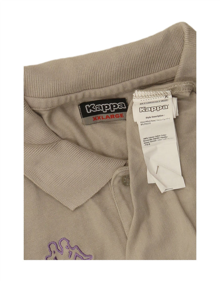 Polo Kappa Uomo 2XL Cotone Beige