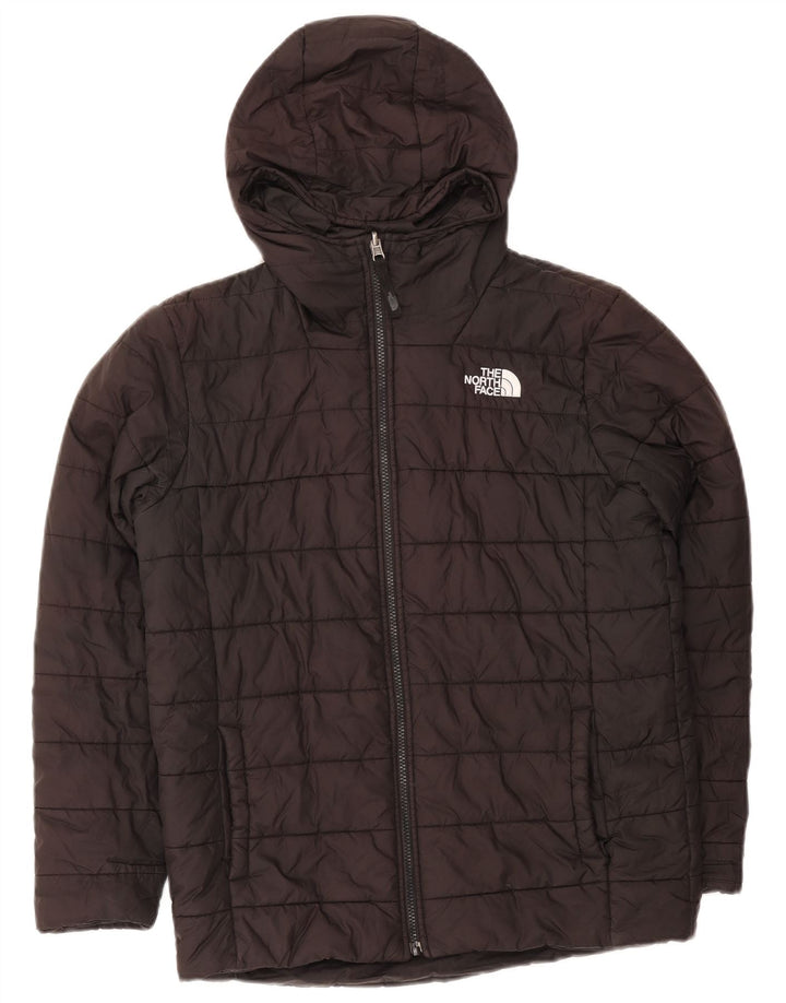 Giacca imbottita con cappuccio THE NORTH FACE per ragazzi 11-12 anni nera