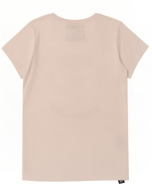 T-shirt grafica da donna Superdry Top UK 8 Small in cotone bianco