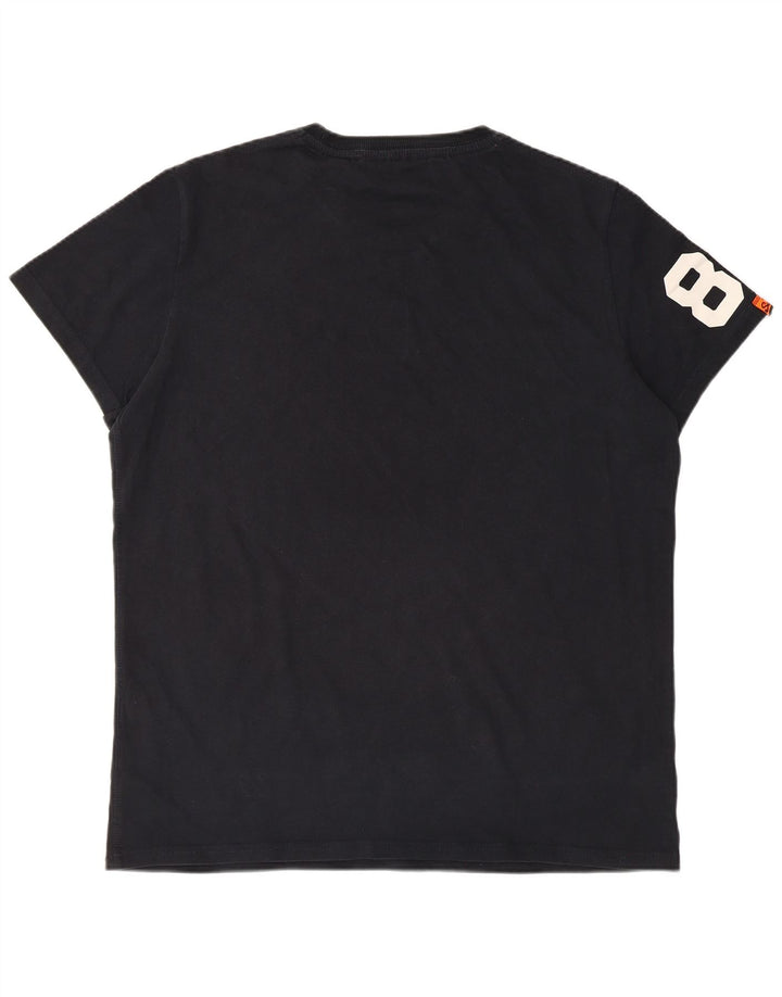 T-shirt grafica da uomo Superdry Top 2XL cotone nero