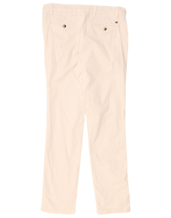 Pantaloni chino slim da uomo Tommy Hilfiger W34 L32 bianchi
