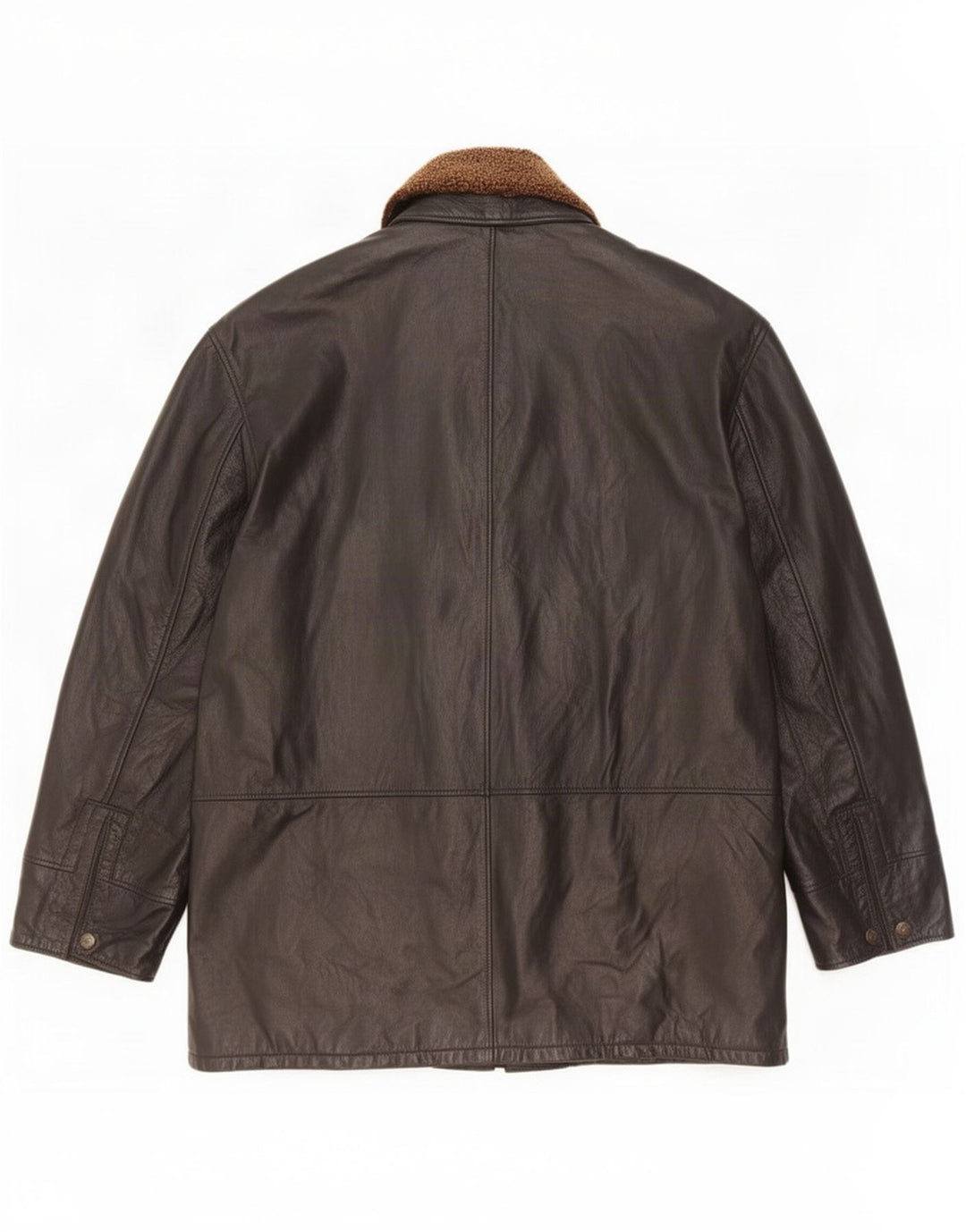 Giacca in pelle da uomo Suprema IT 58 4XL Nera