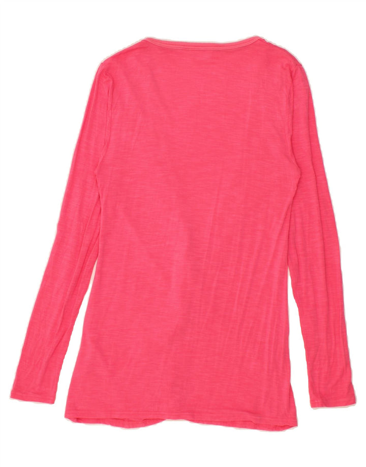 ANIMAL Womens Longline Open Cardigan Sweater UK 12 Medium Pink Viscose Vintage Animal and Second-Hand Animal from Messina Hembry 