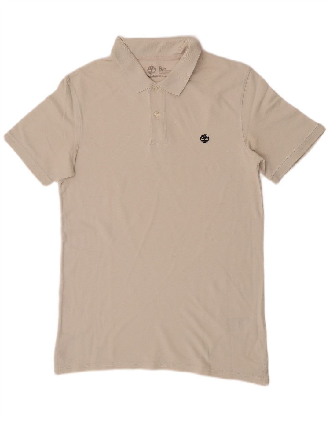 Polo Timberland da uomo slim fit in cotone beige medio