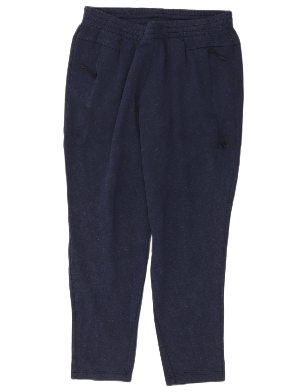Pantaloni da tuta da uomo Adidas Large in cotone blu navy