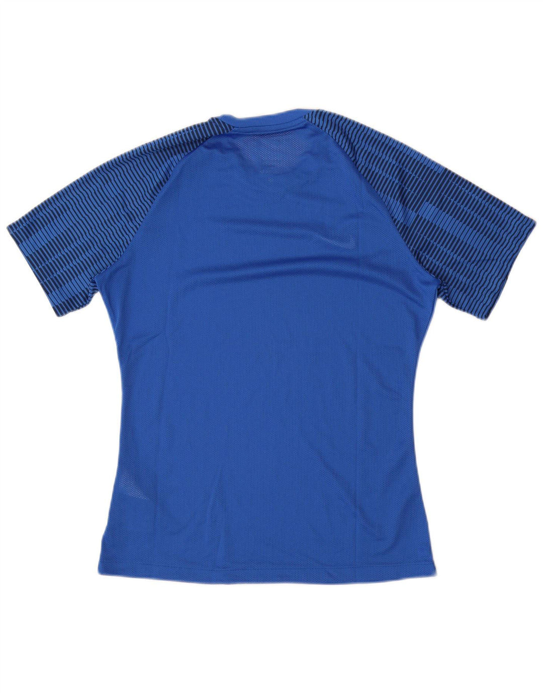 T-shirt Nike Dri Fit Slim Fit da uomo in poliestere a righe blu medio