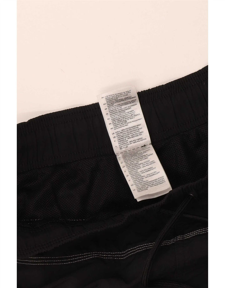 Pantaloncini sportivi da uomo Adidas grandi in poliestere nero