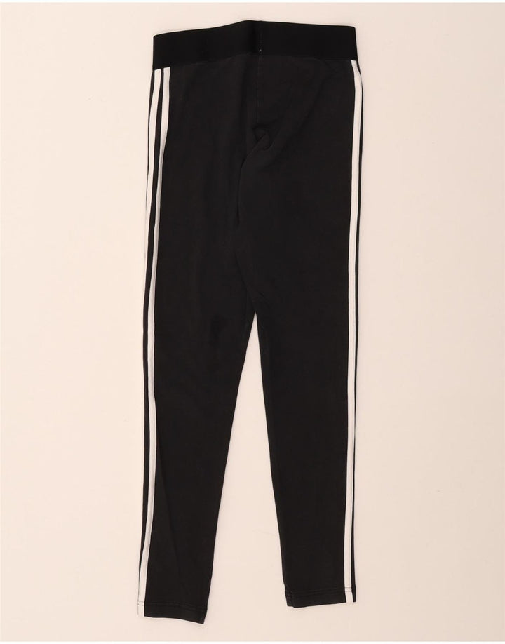 Leggings attillati da donna ADIDAS UK 8/10 piccoli cotone nero