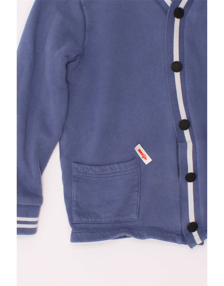 Giacca da ginnastica grafica da ragazzo Ted Baker 5-6 anni in cotone blu