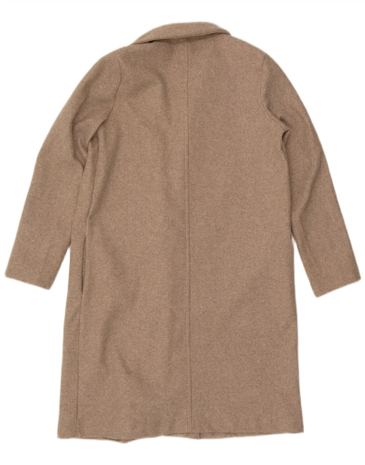 Soprabito aperto da donna Zara UK 14 Poliestere beige medio