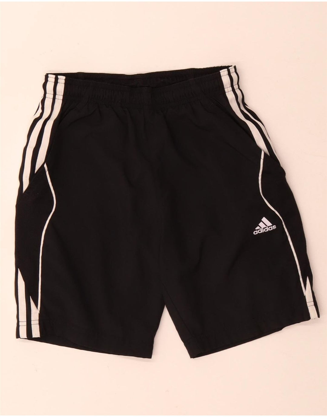 Pantaloncini sportivi Adidas da ragazzo 9-10 anni in poliestere nero