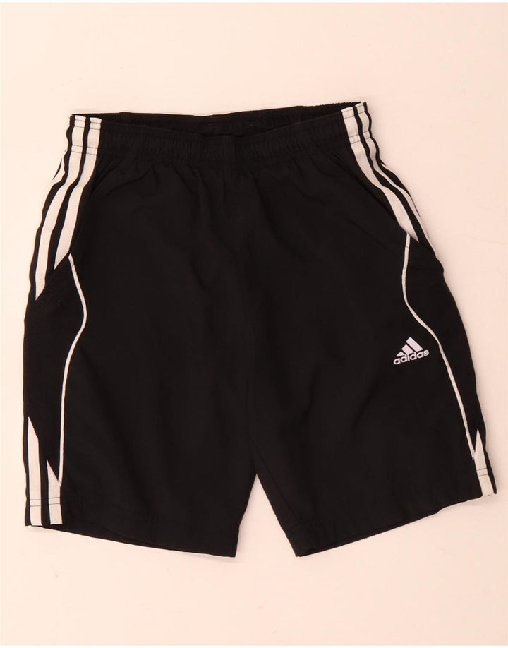 Pantaloncini sportivi Adidas da ragazzo 9-10 anni in poliestere nero