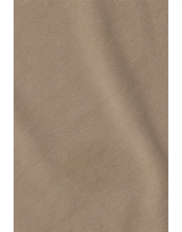Top corto oversize da donna Zara a maniche lunghe UK 10 piccolo Beige