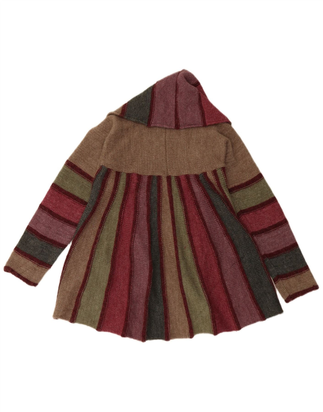 MARLBORO CLASSICS Maglione cardigan da donna UK 10 piccolo multicolore