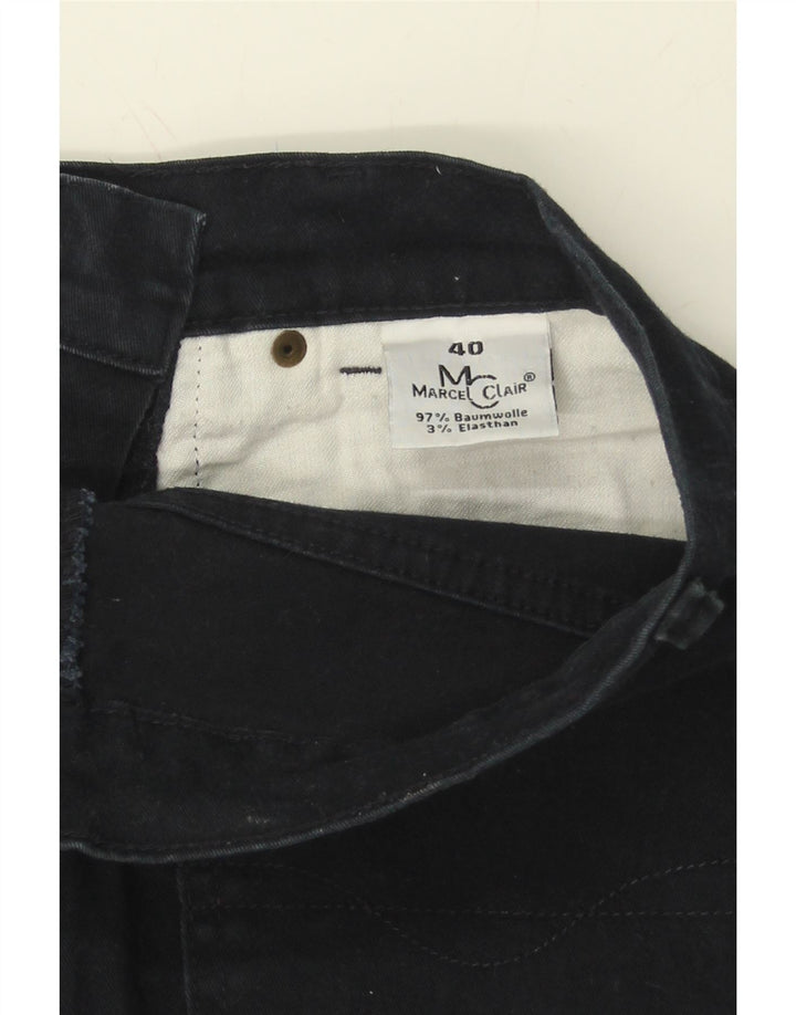 MARCEL CLAIR Womens Slim Casual Trousers EU 40 Medium W30 L30 Navy Blue Vintage Marcel Clair and Second-Hand Marcel Clair from Messina Hembry 