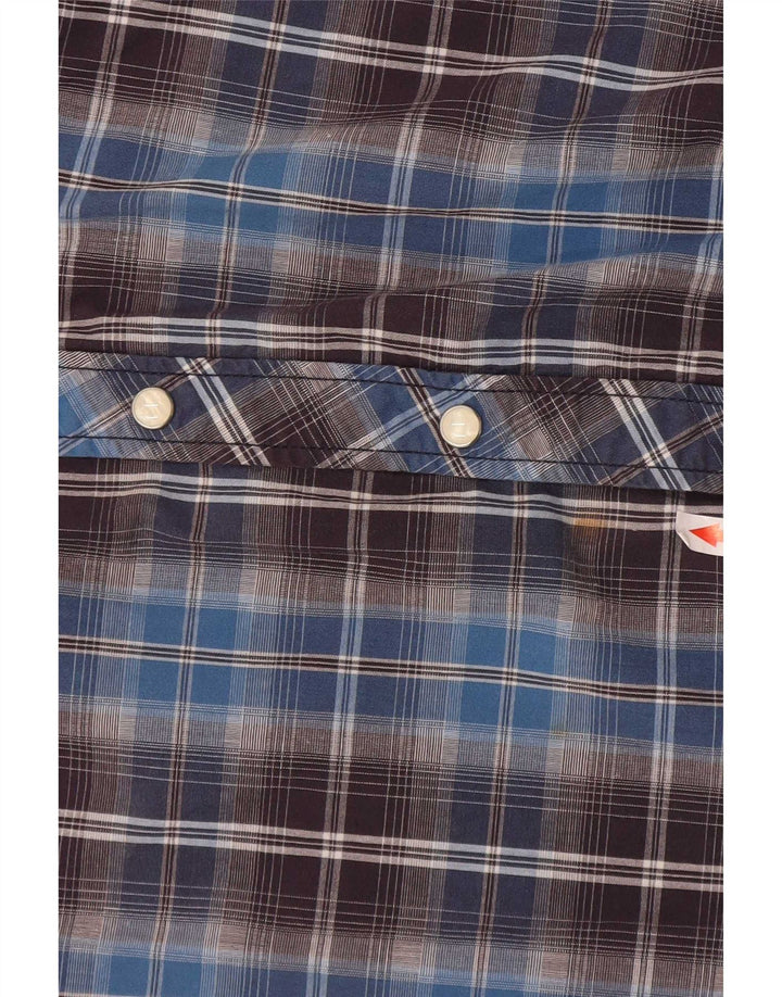 Camicia Lee da uomo slim fit in cotone a quadri blu grandi