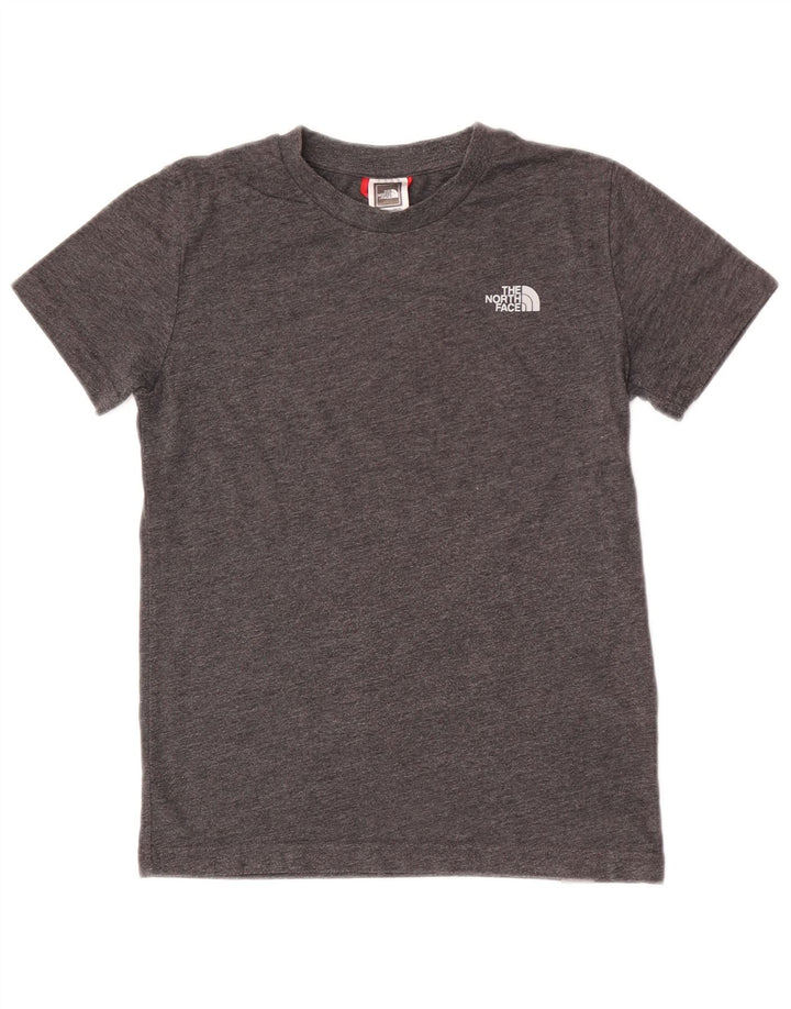 T-shirt da bambino The North Face 9-10 anni in cotone grigio medio