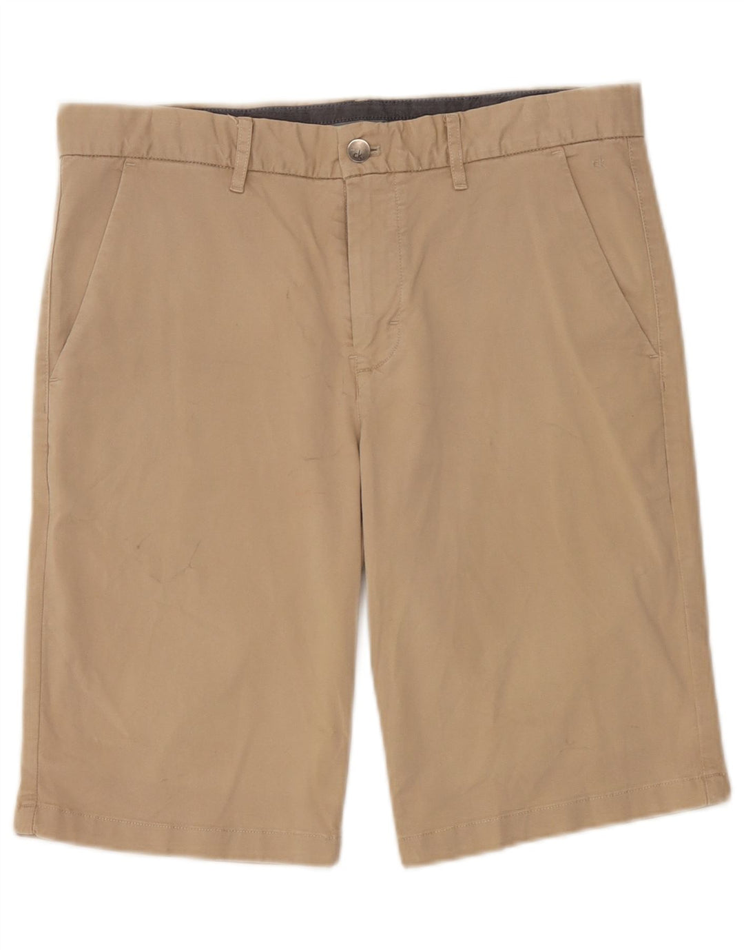 Pantaloncini chino da uomo Calvin Klein W32 cotone beige medio