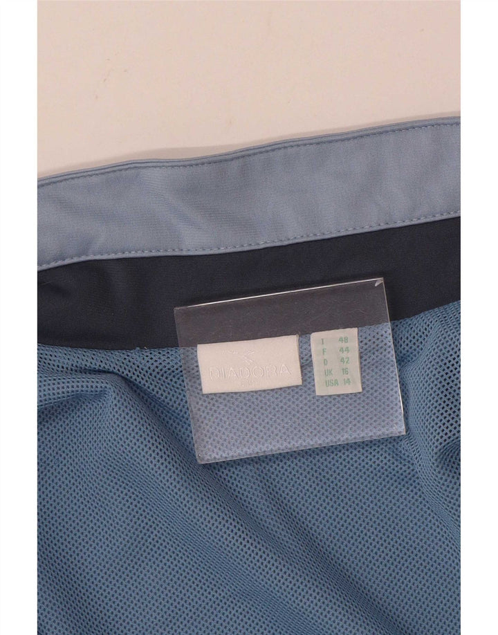 Giacca da tuta oversize da donna Diadora UK 16 Large Blu Colourblock