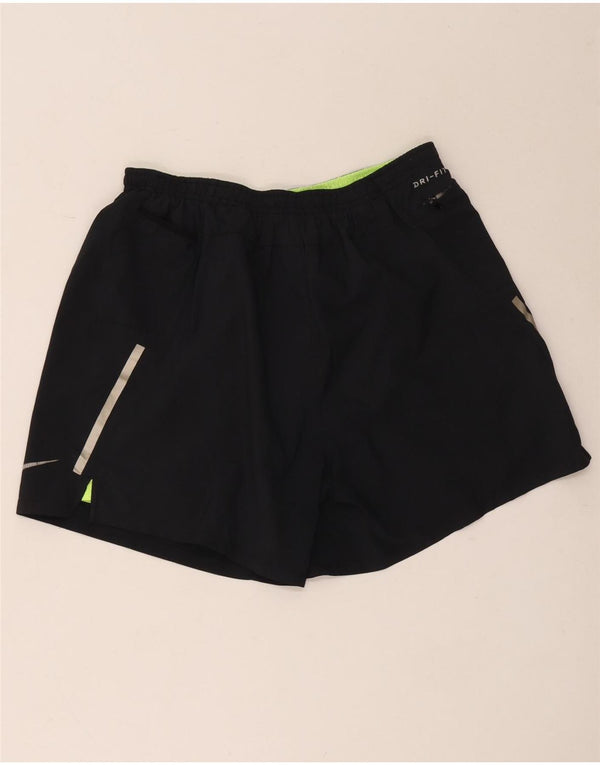 Pantaloncini sportivi Nike Dri Fit da uomo UK 8 Small Nero Poliestere