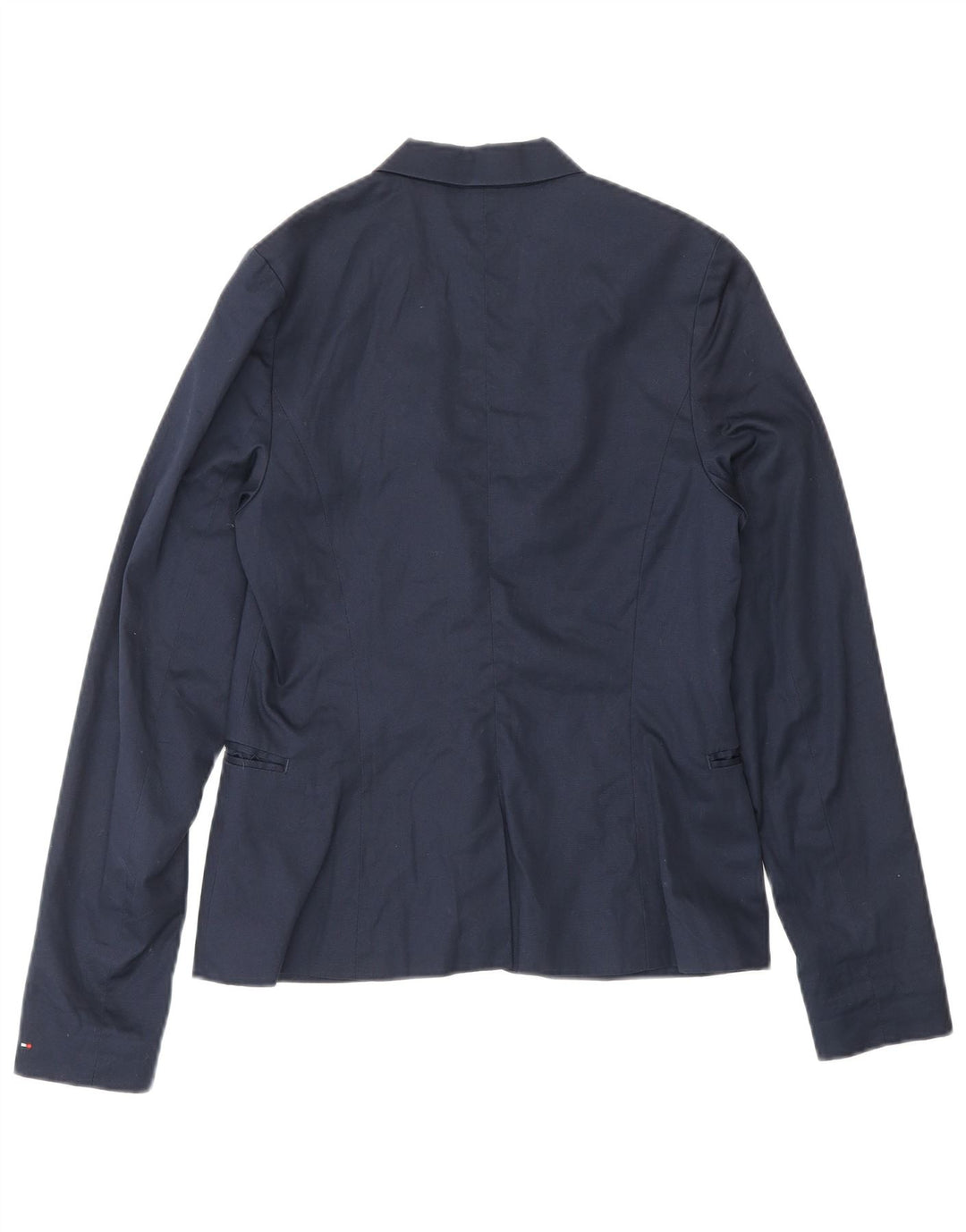 TOMMY HILFIGER Giacca Blazer a 1 Bottone per Bambina 9-10 Anni in Cotone Blu Navy