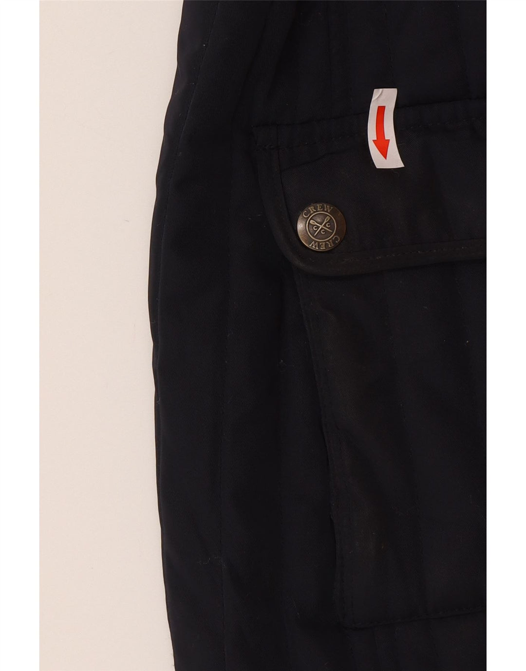Crew Clothing Giacca imbottita da donna UK 10 Small Poliestere blu navy