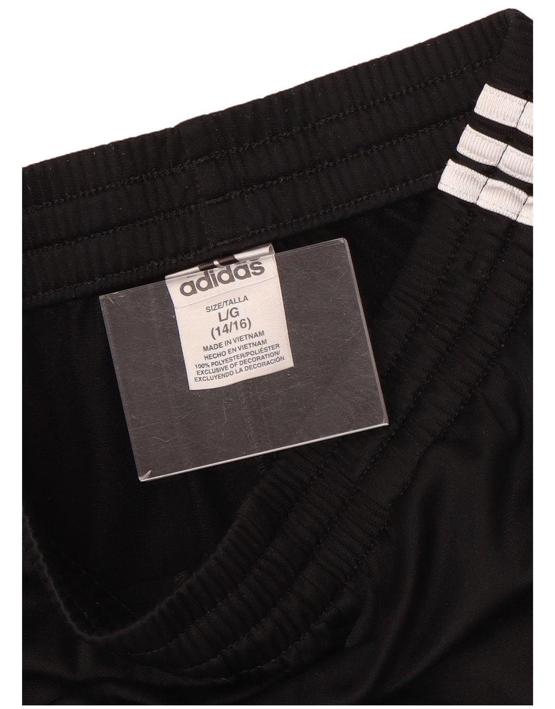 Pantaloni della tuta da ragazzo Adidas 12-13 anni Large neri