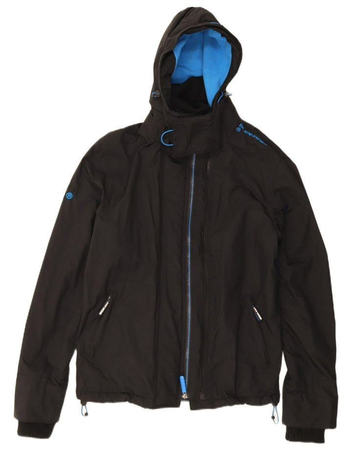 Giacca a vento da uomo Superdry The Windcheater Graphic UK 36 piccola nera