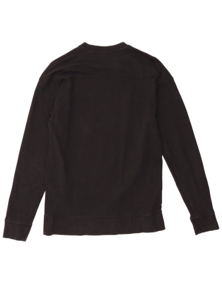 Jack & Jones Felpa da uomo Maglione in cotone nero medio