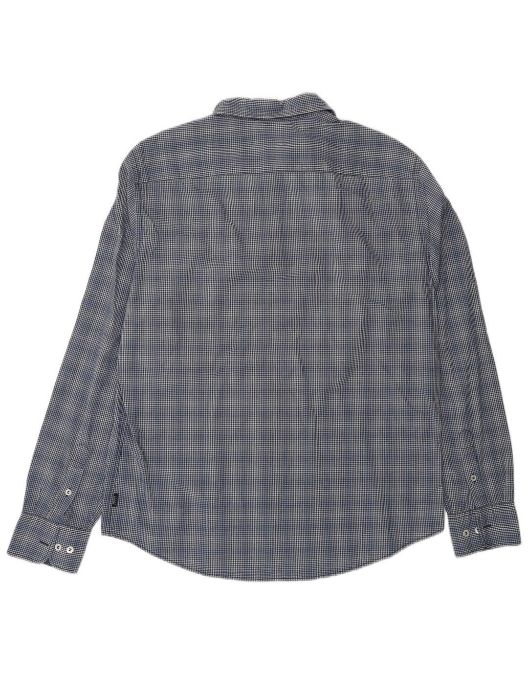 Camicia da uomo Armani Jeans XL a quadretti blu navy