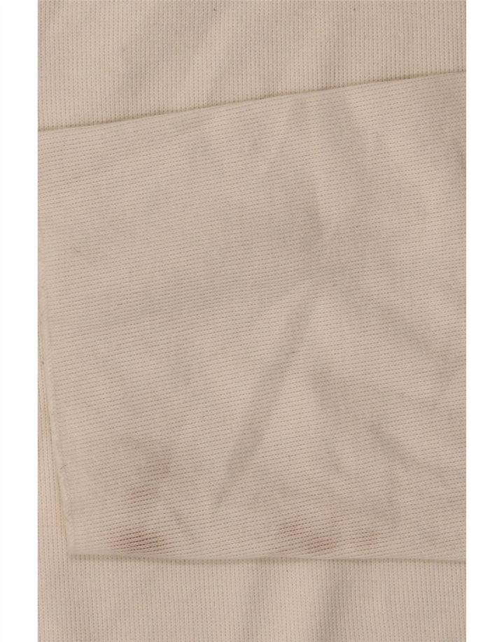 Top corto oversize da donna Zara a maniche lunghe UK 14 cotone bianco medio