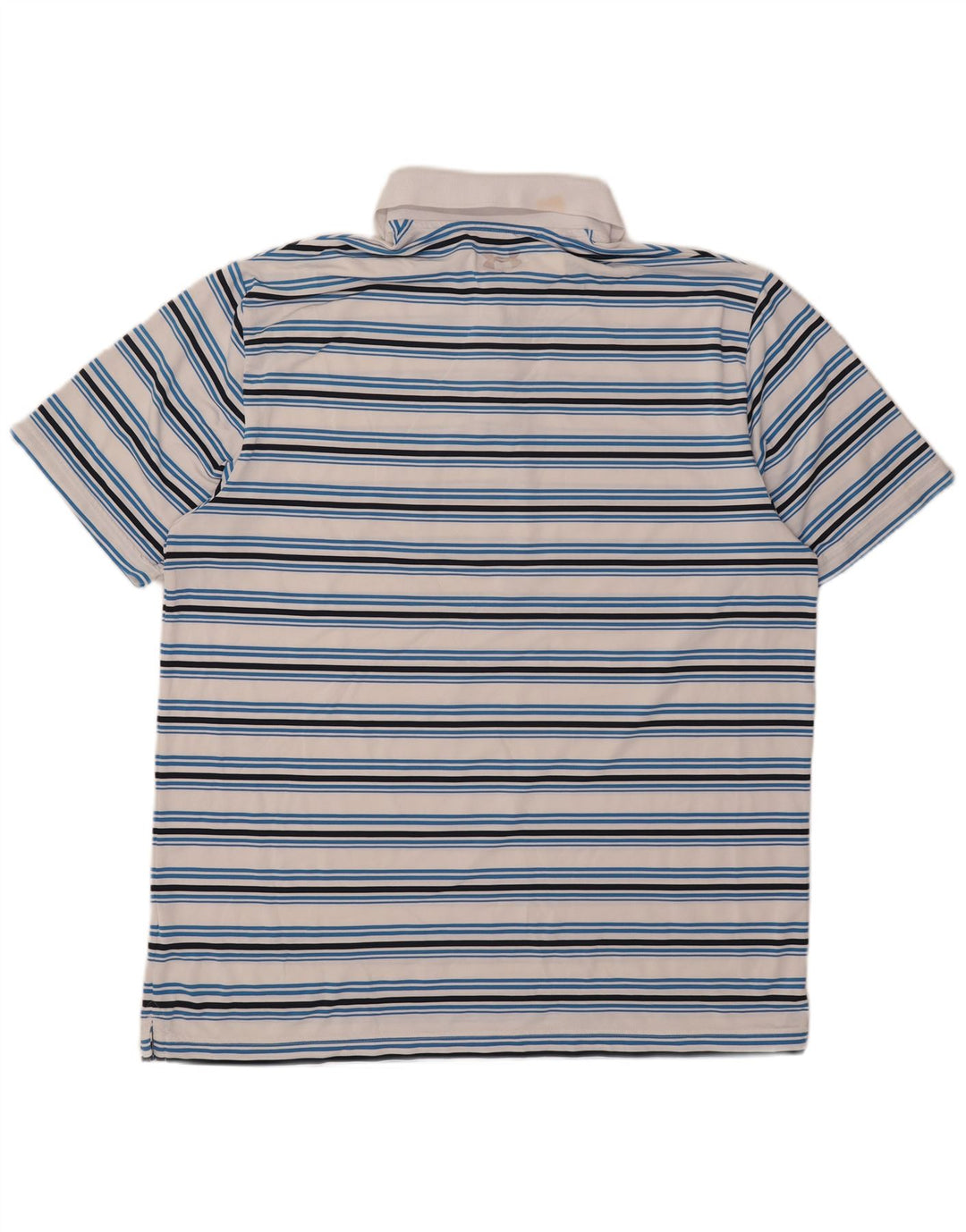 Polo da uomo Under Armour XL poliestere a righe bianche