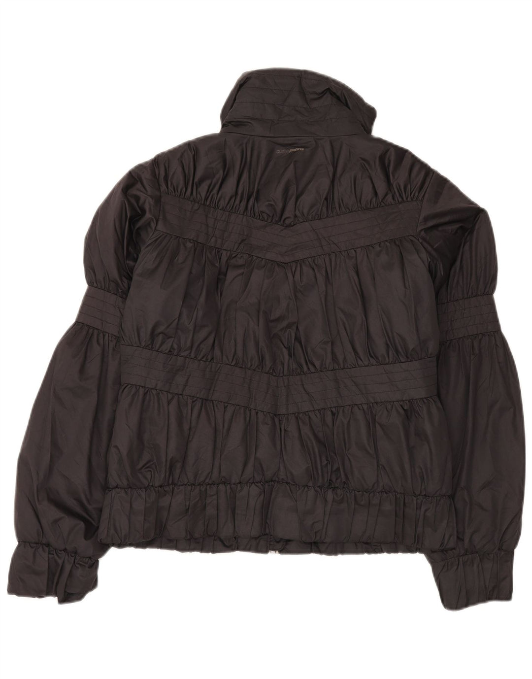 Giubbotto bomber oversize da donna ADIDAS UK 10 piccolo poliestere nero