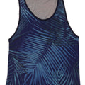 Canotta grafica da uomo Zara in cotone floreale blu medio