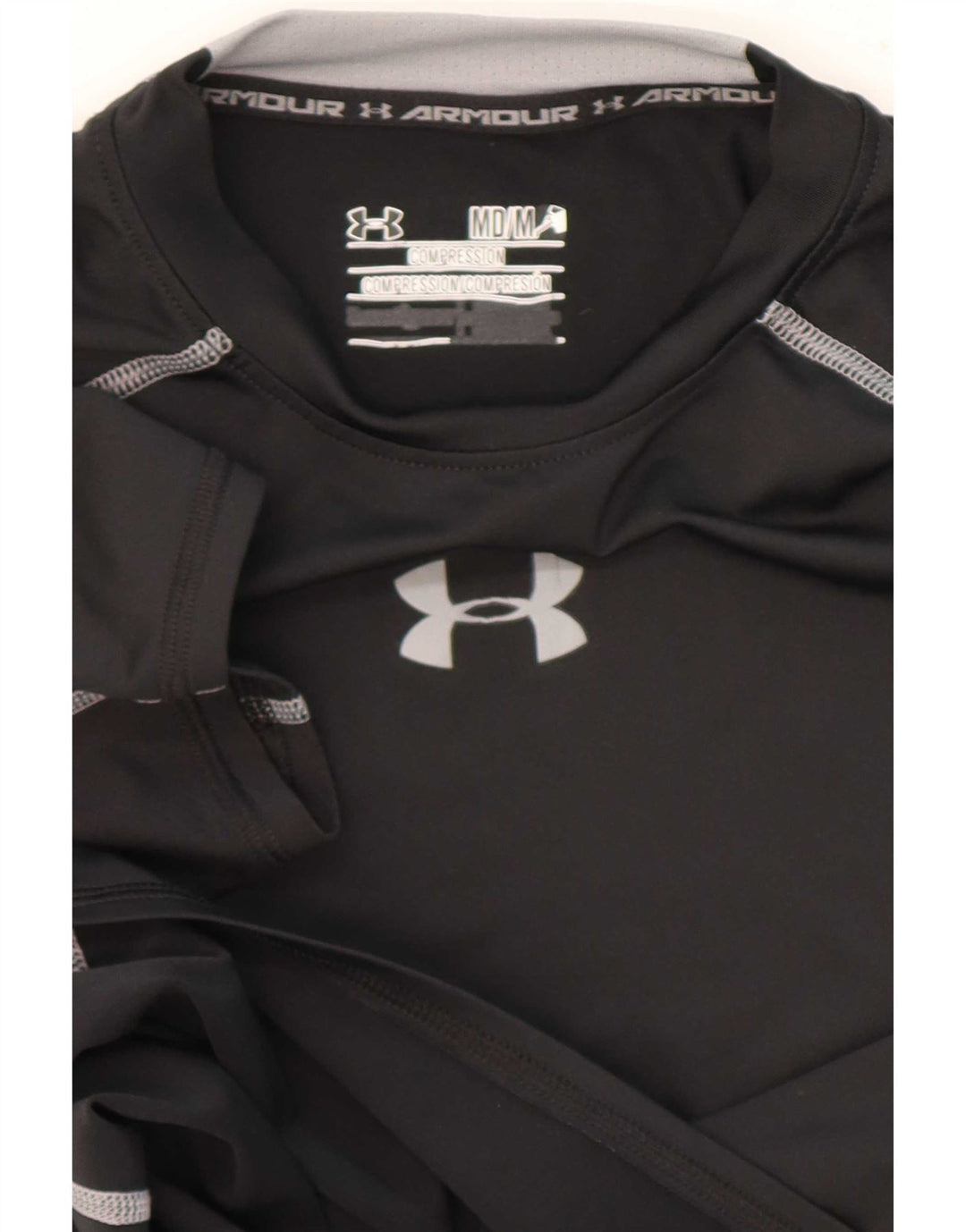 Maglietta grafica da uomo Under Armour Top nera media