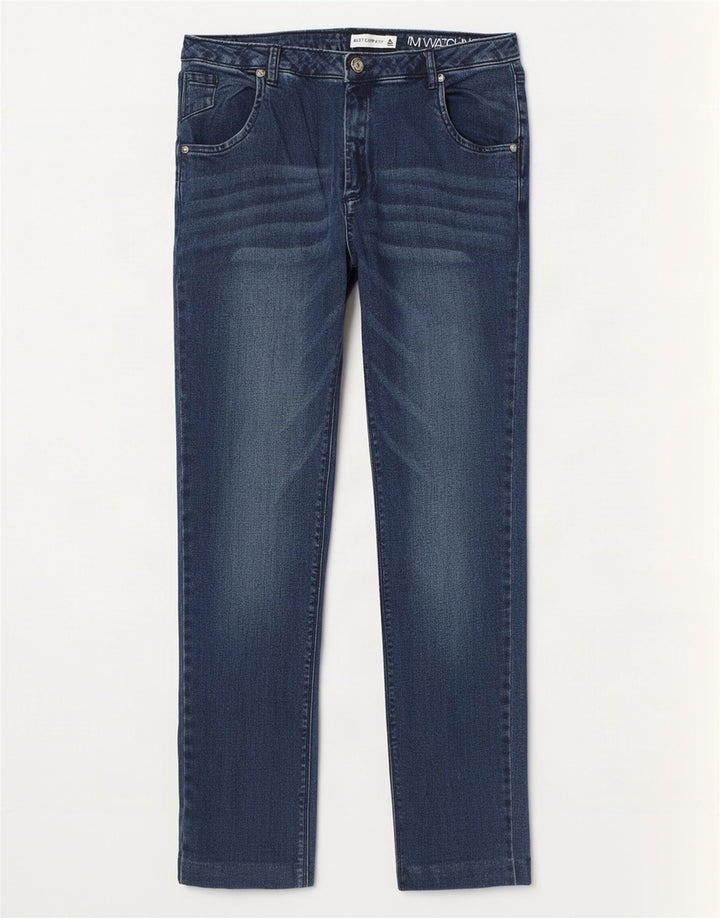 Jeans slim da donna Best Company W28 L26 cotone blu