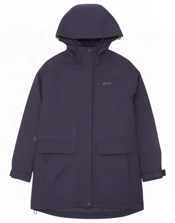 Impermeabile con cappuccio da donna Mountain Warehouse UK 14 Large in nylon blu navy