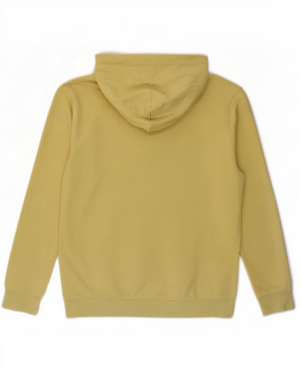 Maglione con cappuccio da uomo Champion grande in cotone giallo