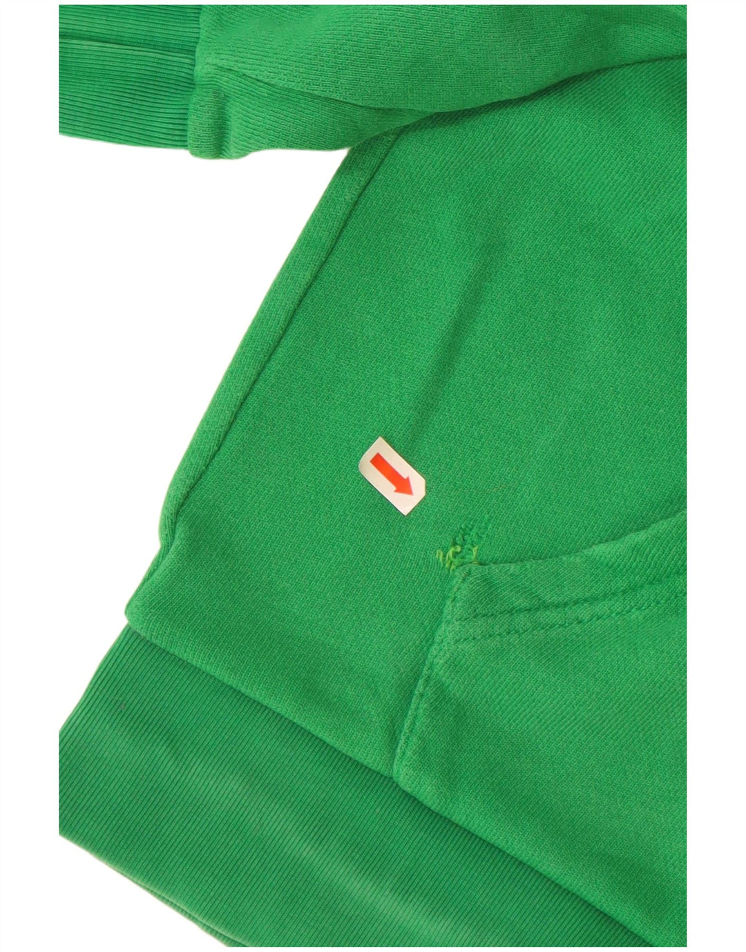 Maglione con cappuccio grafico da uomo ADIDAS grande in cotone verde