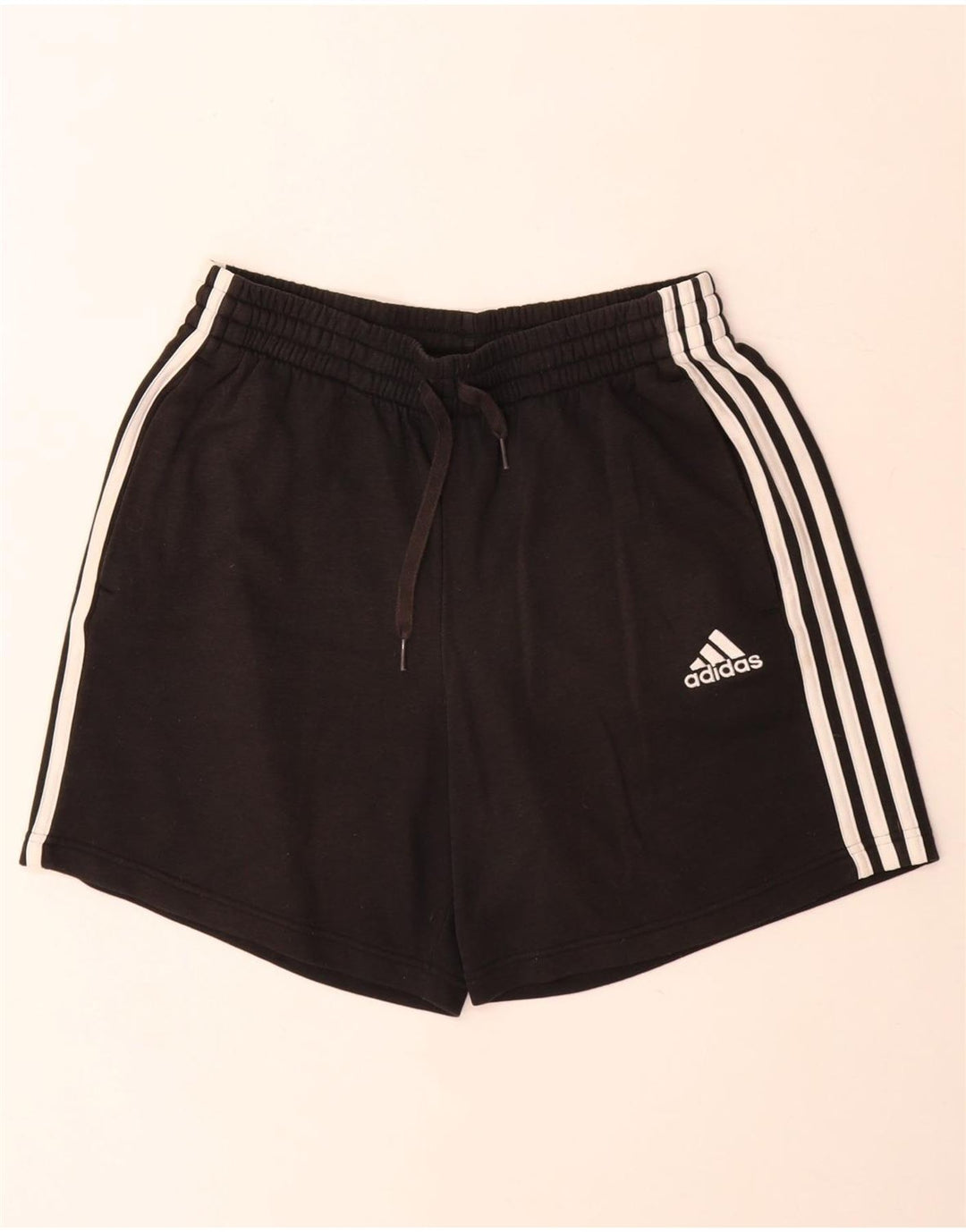 Pantaloncini sportivi Adidas da donna medi in cotone nero