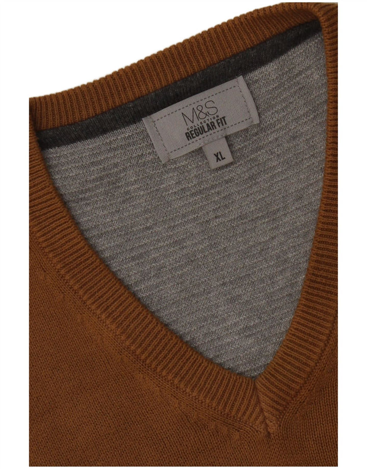 Canotta da uomo Marks & Spencer vestibilità regolare XL Marrone