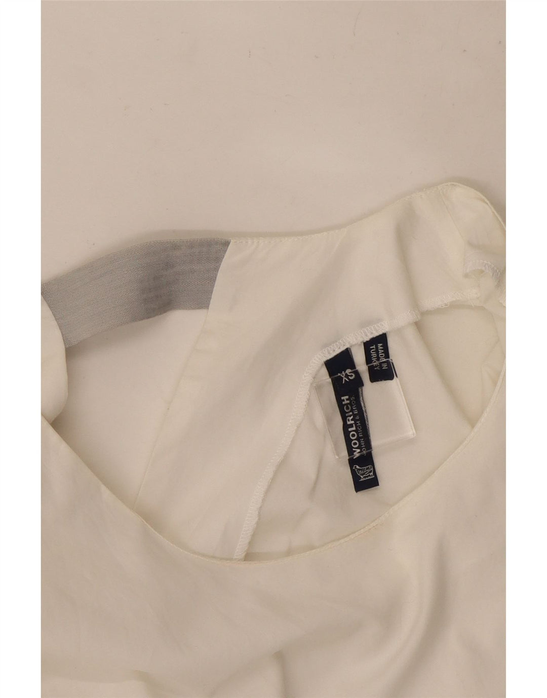 Abito a trapezio senza maniche oversize da donna Woolrich UK 6 XS Bianco