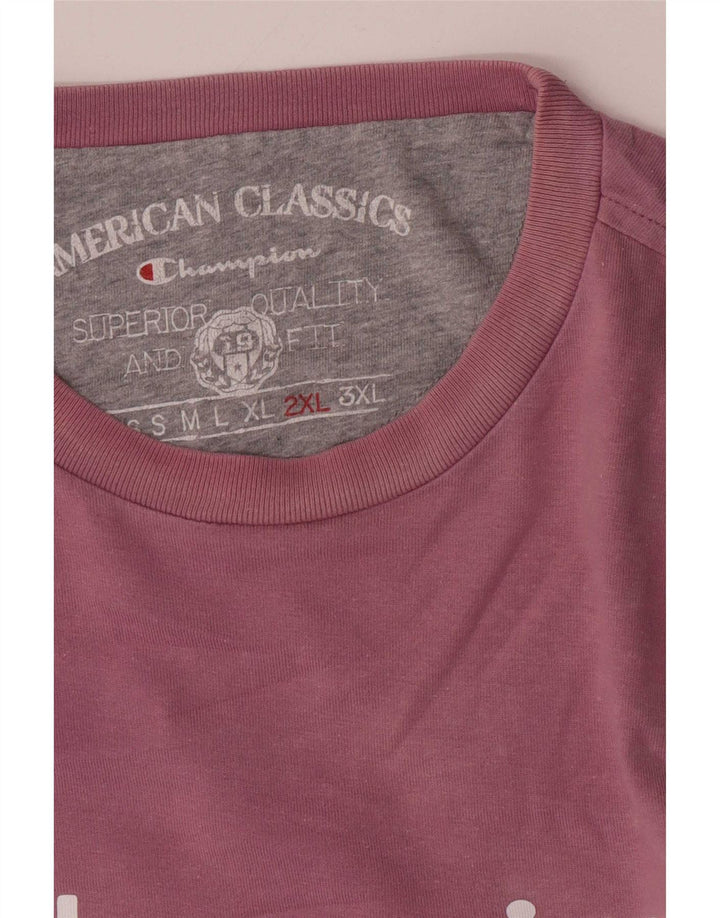Canotta grafica da uomo Champion 2XL Rosa