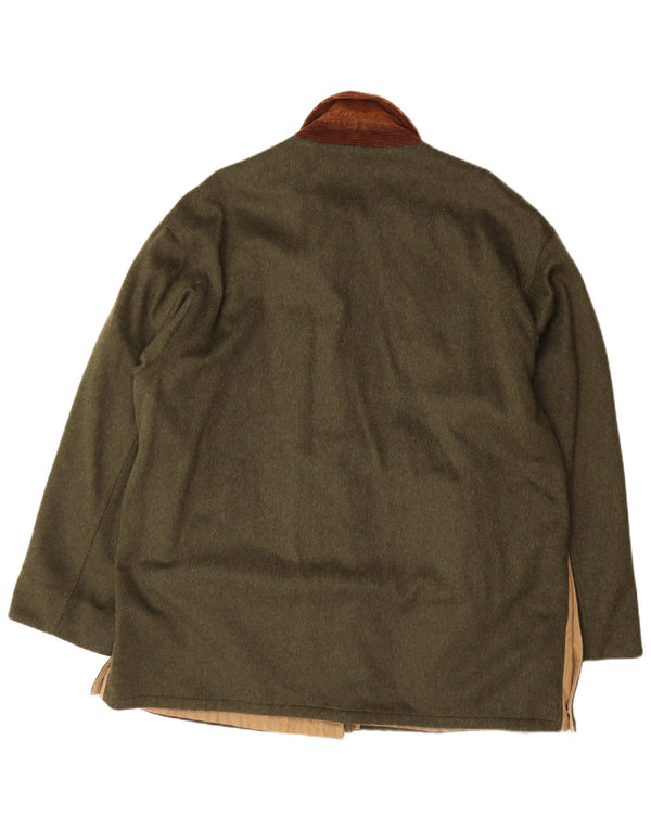 Cappotto reversibile da uomo Aquascutum UK 42 XL Verde